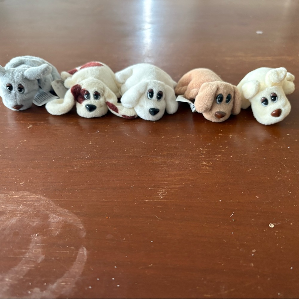 Set of 5 vintage mini Pound Puppies - Picture 16 of 16